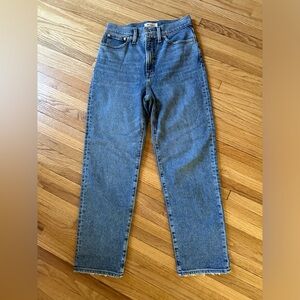 Madewell The Perfect Vintage Straight Crop Jean 27